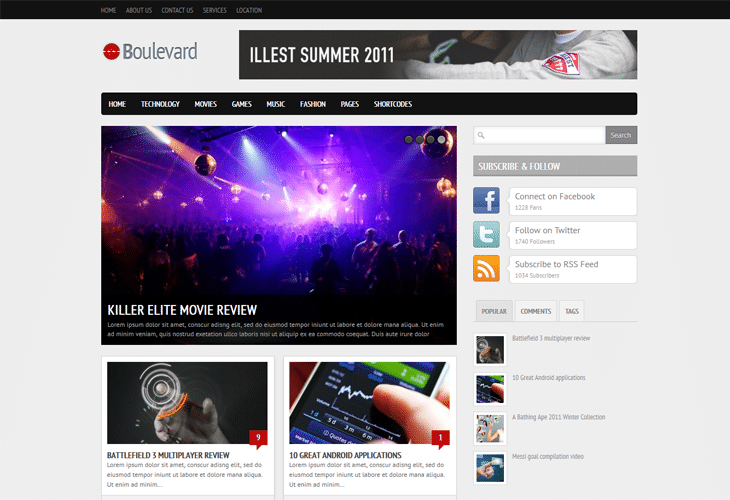 Boulevard-Blogger-Template Boulevard Blogger Template