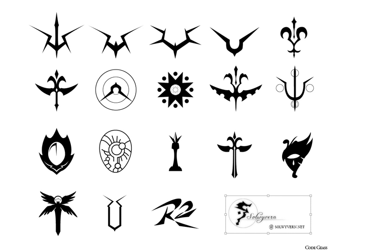 Code-Geass-Symbol-Set Code Geass Symbol Set