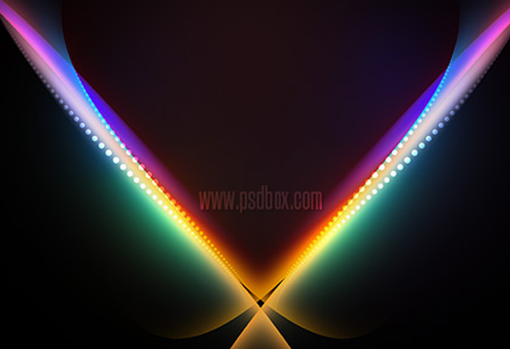 Colorful-Abstract-Shapes-in-Photoshop Colorful Abstract Shapes in Photoshop