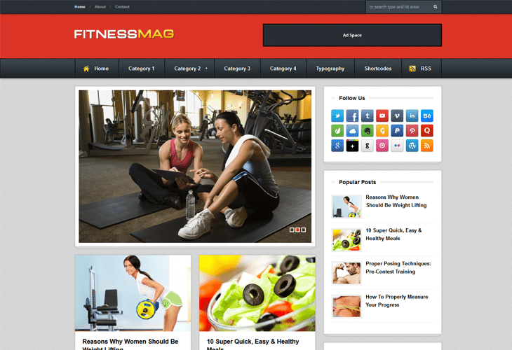 FitnessMag-Blogger-Template FitnessMag Blogger Template
