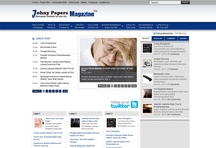 Johny-Papers-Magazine-Template Johny Papers Magazine Template