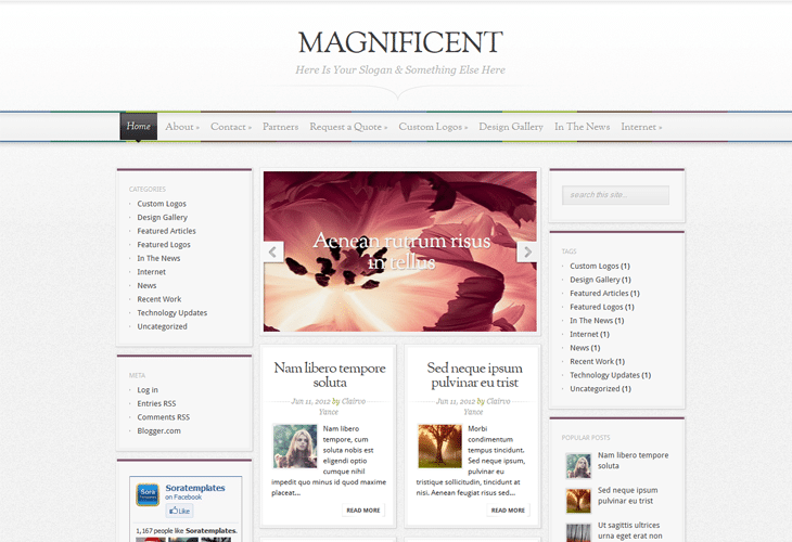 Magnificent-Blogger-Template Magnificent Blogger Template