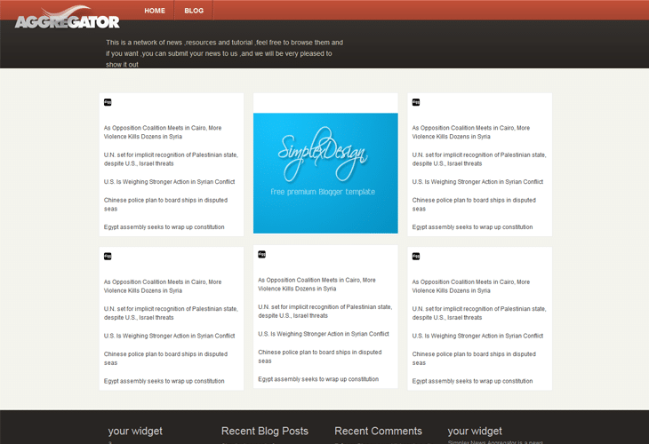 Simplex-News-Aggeregator-Blogger-Template Simplex News Aggeregator Blogger Template