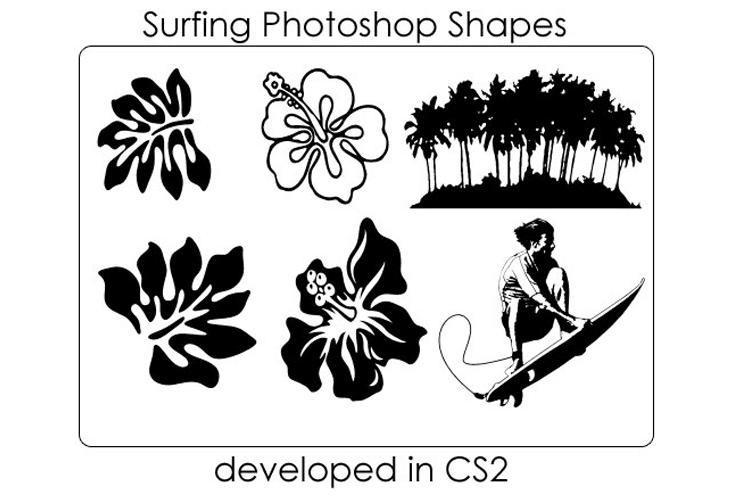Surfing-Themed-Shapes Surfing Themed Shapes