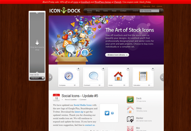 icon-dock icon dock