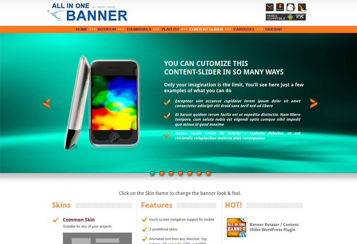 Responsive jQuery Slider Plugins