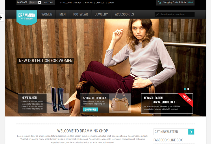 Dramming - Responsive Magento Theme - cssauthor.com Dramming - Responsive Magento Theme - cssauthor.com