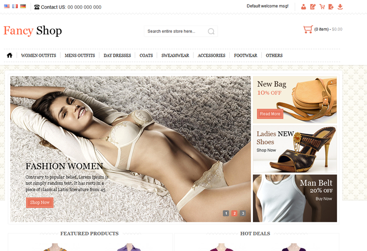 Fancy Shop Magento Template - cssauthor.com Fancy Shop Magento Template - cssauthor.com