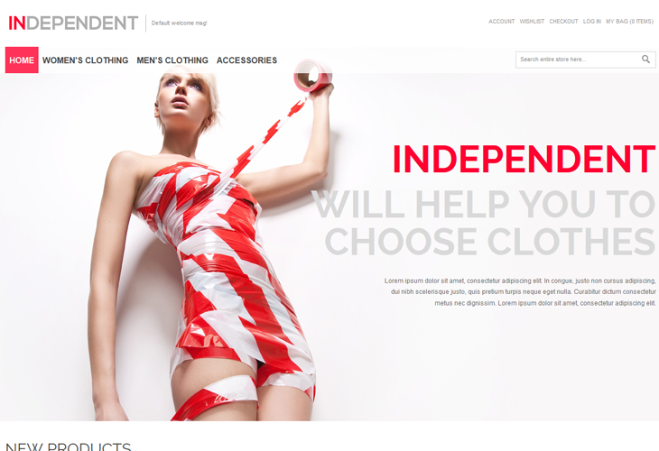 Independent - Responsive Magento Theme - cssauthor.com Independent - Responsive Magento Theme - cssauthor.com