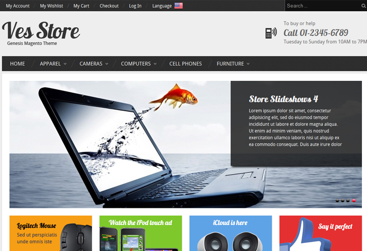 Ves Store - Responsive Magento Theme - cssauthor.com Ves Store - Responsive Magento Theme - cssauthor.com