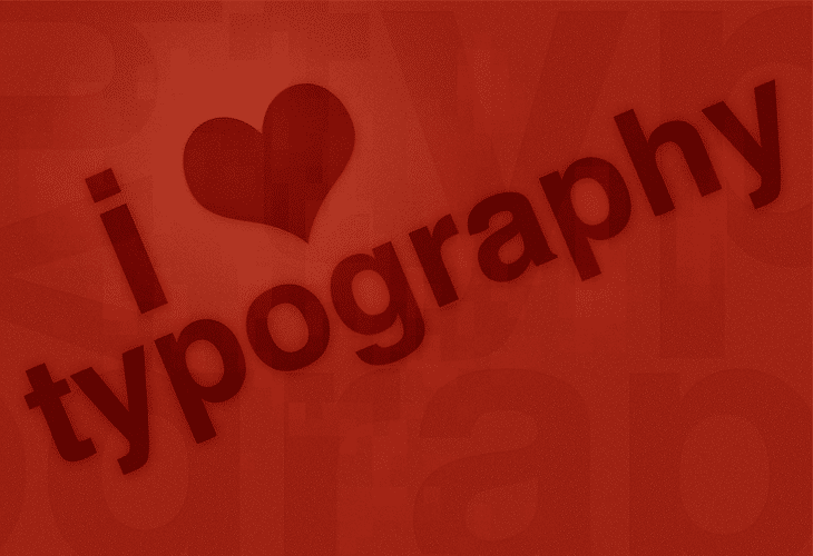I Love Typography