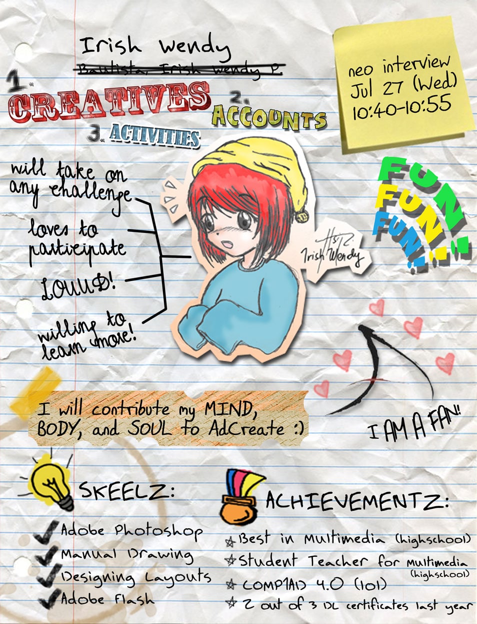 My Creative Resume