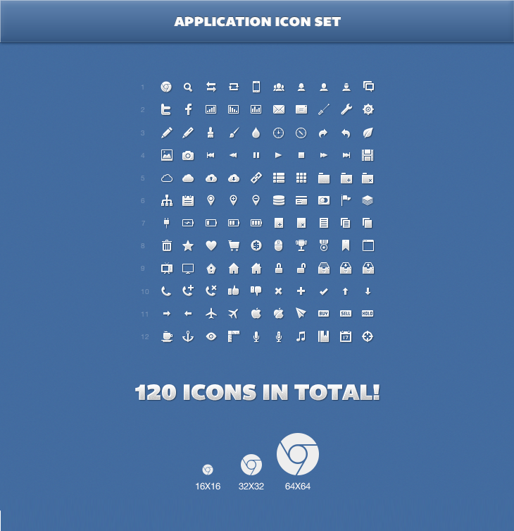 Application Icon Set