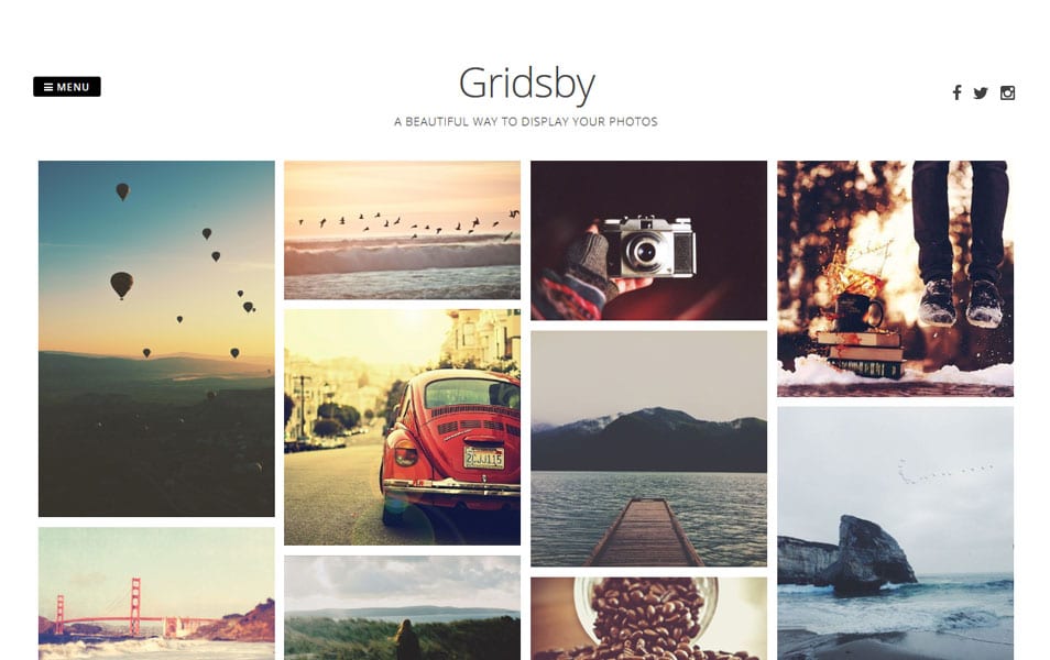 Pinterest style WordPress themes