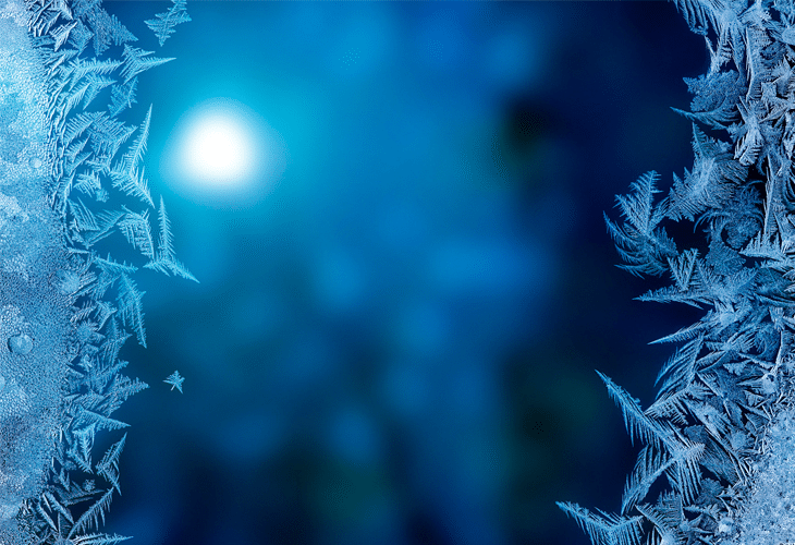 Ice on Glass - Windows 8 Wallpaper