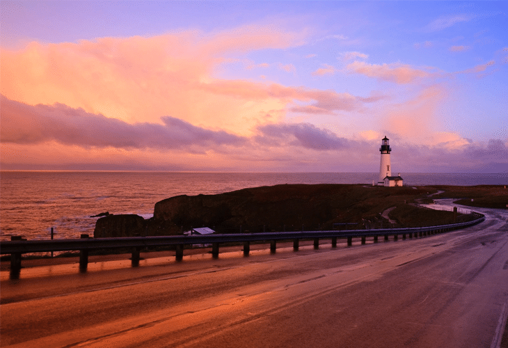 Sunset on Oregon Coast - Windows 8 Wallpaper