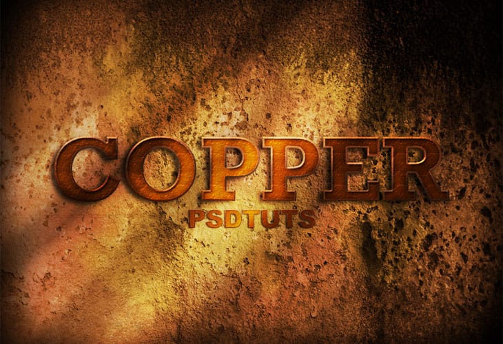 Copper-Photoshop-Text-Effect Copper-Photoshop-Text-Effect