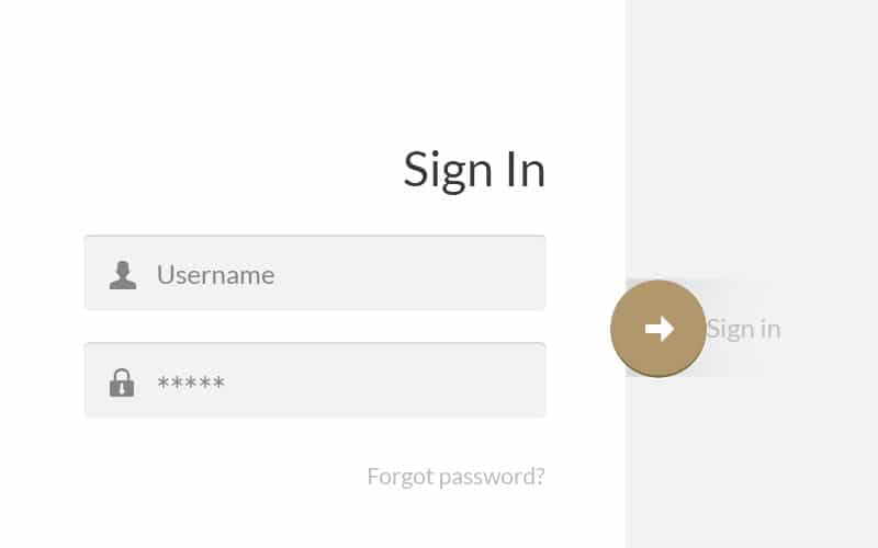 Free Login Form PSD
