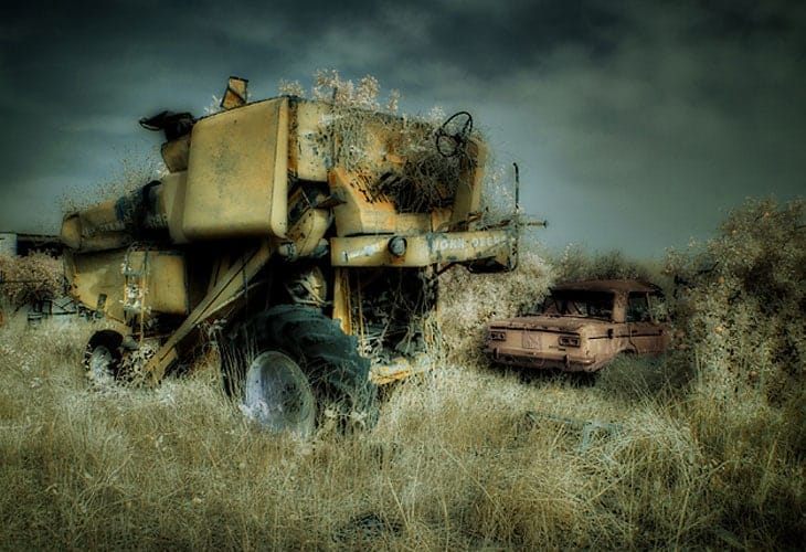 Infrared-Jonh-Deere-Harvester Infrared-Jonh-Deere-Harvester