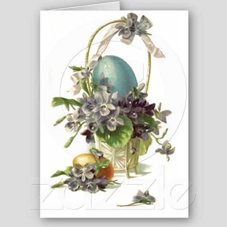 Vintage Easter Basket Cards
