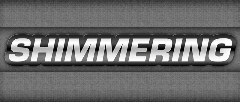 Animated Shimmering Metal Text Effect