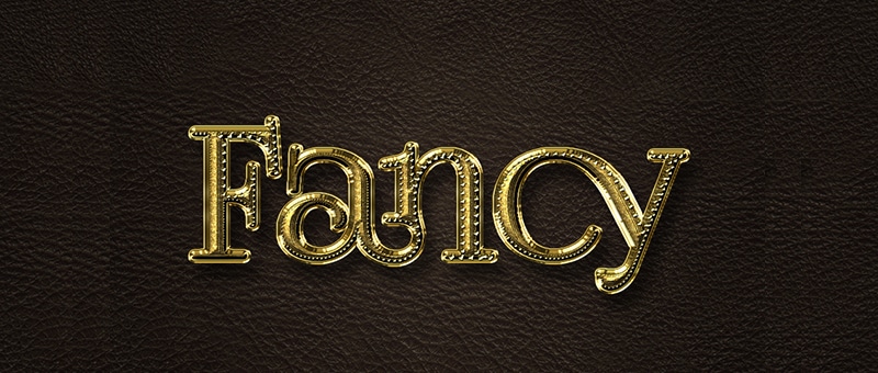 Fancy Gold Text Effect