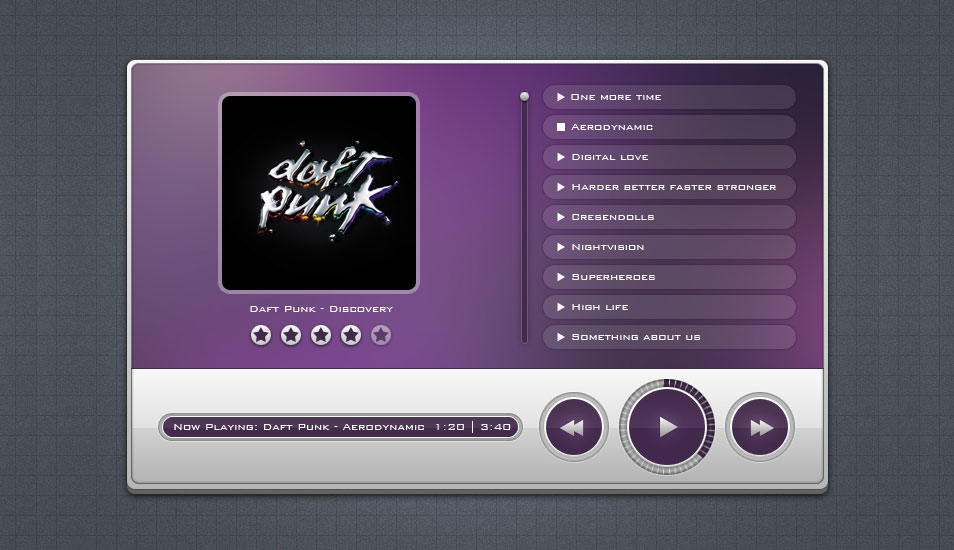 Freebie 05: Music Player