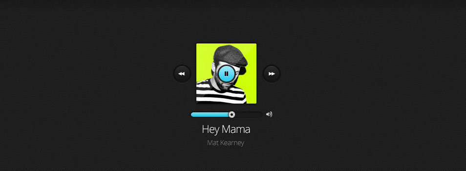 Music Player PSD