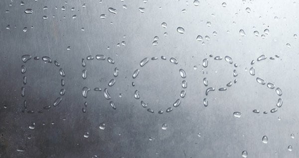 How to Create a Raindrops Text Effect in Adobe Photoshop