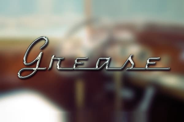 Retro Chrome Text Effect