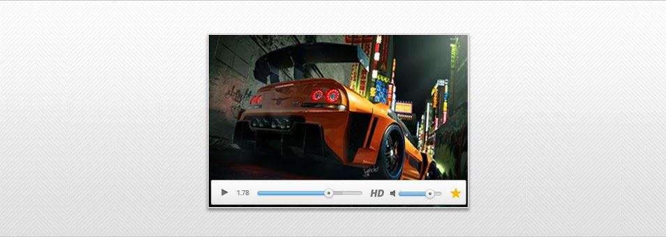 Video Player PSD