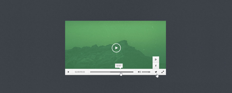 Video Player PSD