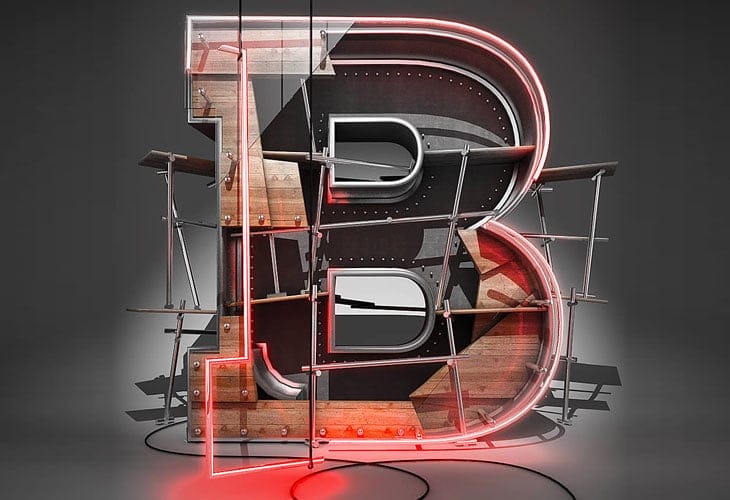 Create-a-3D-Typographic-Illustration