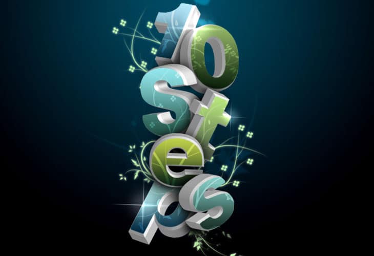 Create-a-3D-flowery-text-effect Create-a-3D-flowery-text-effect