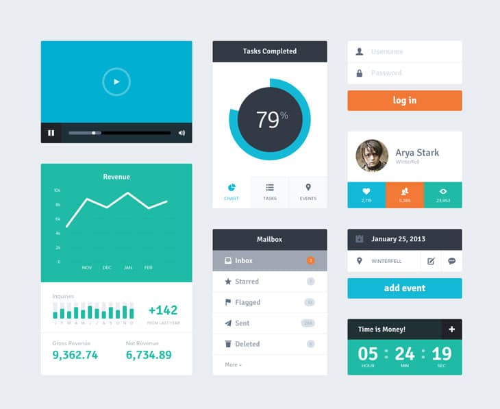 Flat-Widget-UI-Kit Flat-Widget-UI-Kit