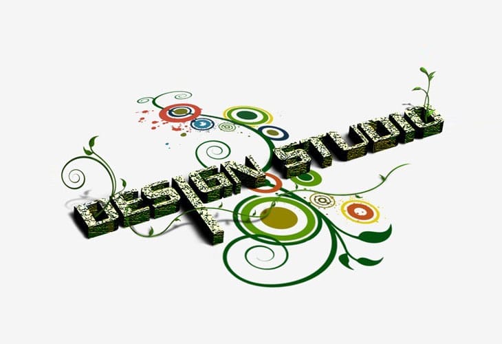 Floral-3D-Text-Effect Floral-3D-Text-Effect