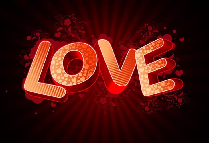 How-to-create-3D-Love-text-composition How-to-create-3D-Love-text-composition