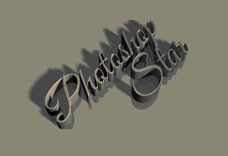 Vintage-3D-Text-Effect-in-Photoshop