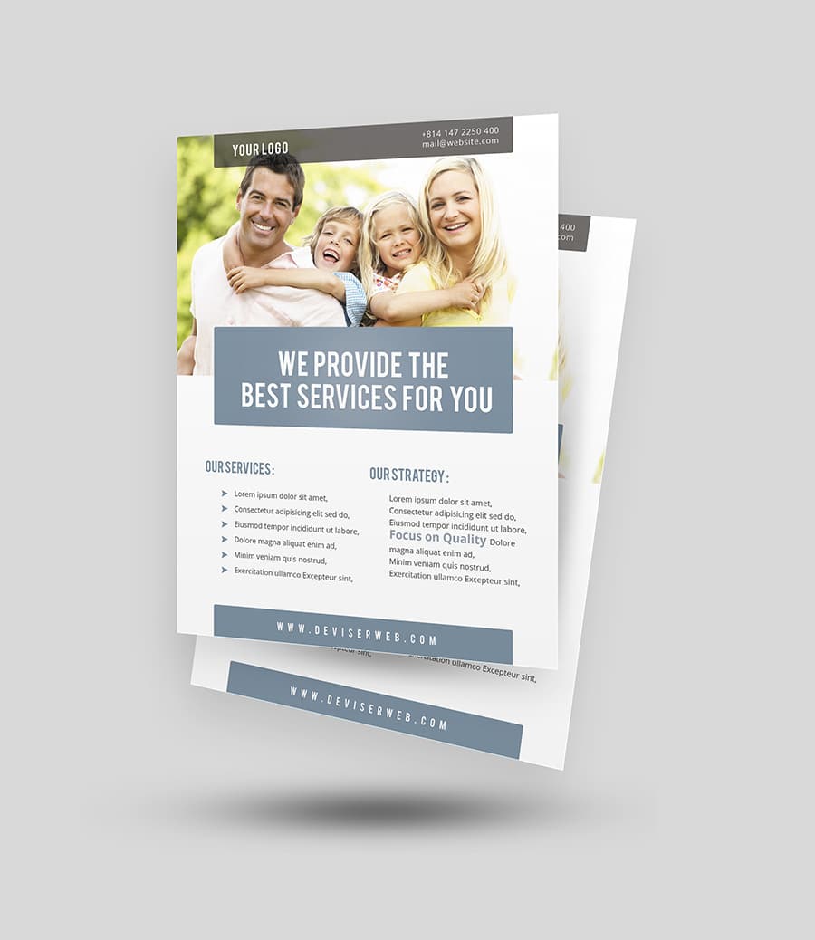 Free PSD Corporate Flyer Templates