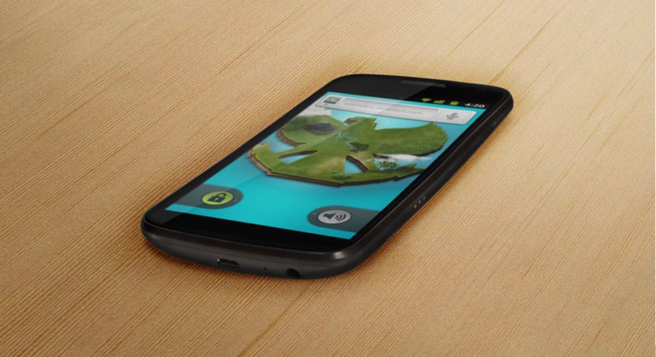 Android Galaxy Nexus 3 Mock-up PSD