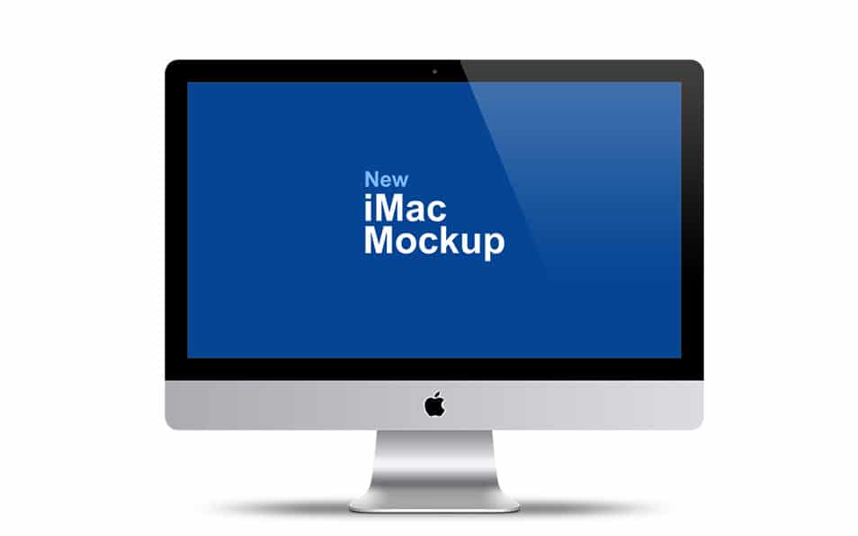 Apple iMac 27″ Mockup PSD Template
