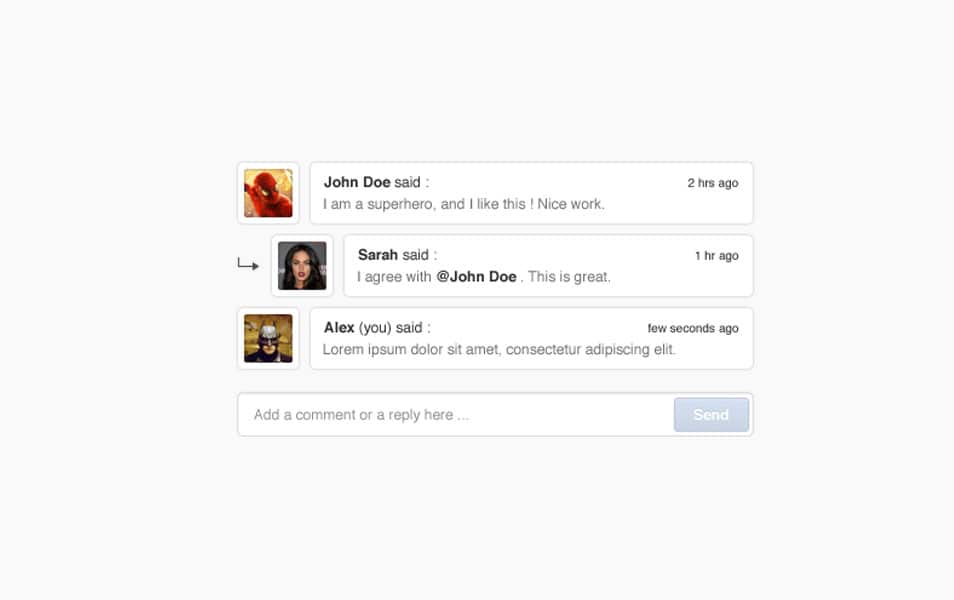 Blog or Forum Comments Form PSD Blog or Forum Comments Form PSD