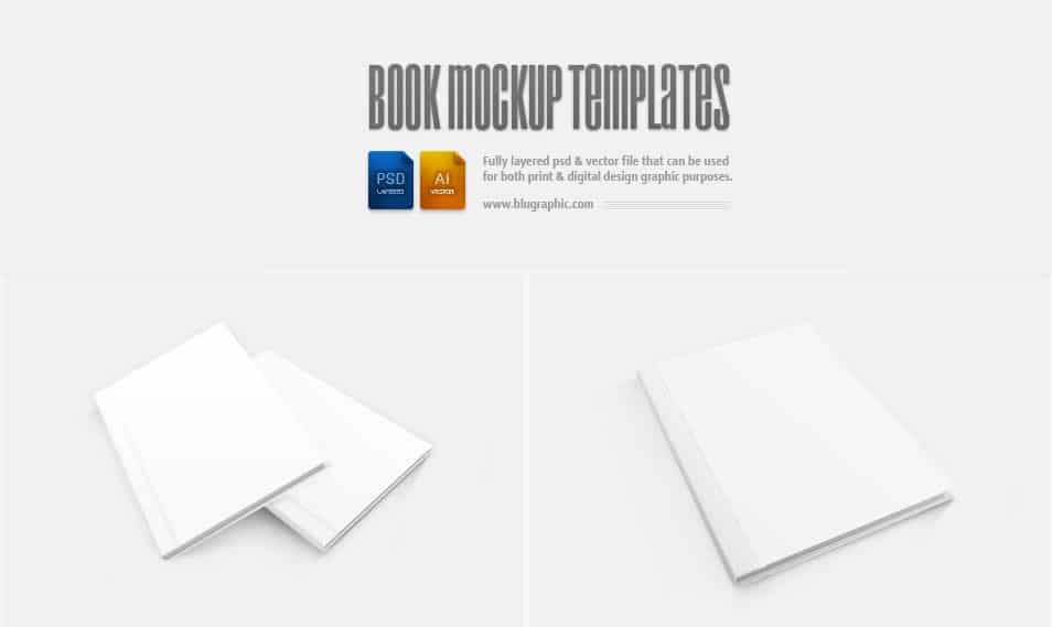 Book Mockup Template (Psd)