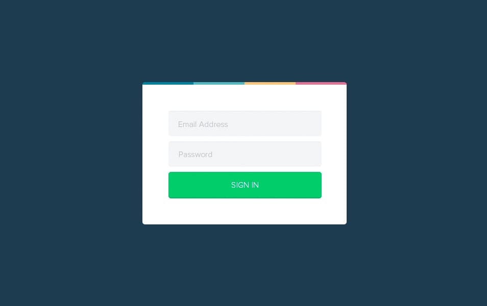 Flat Login PSD Flat Login PSD