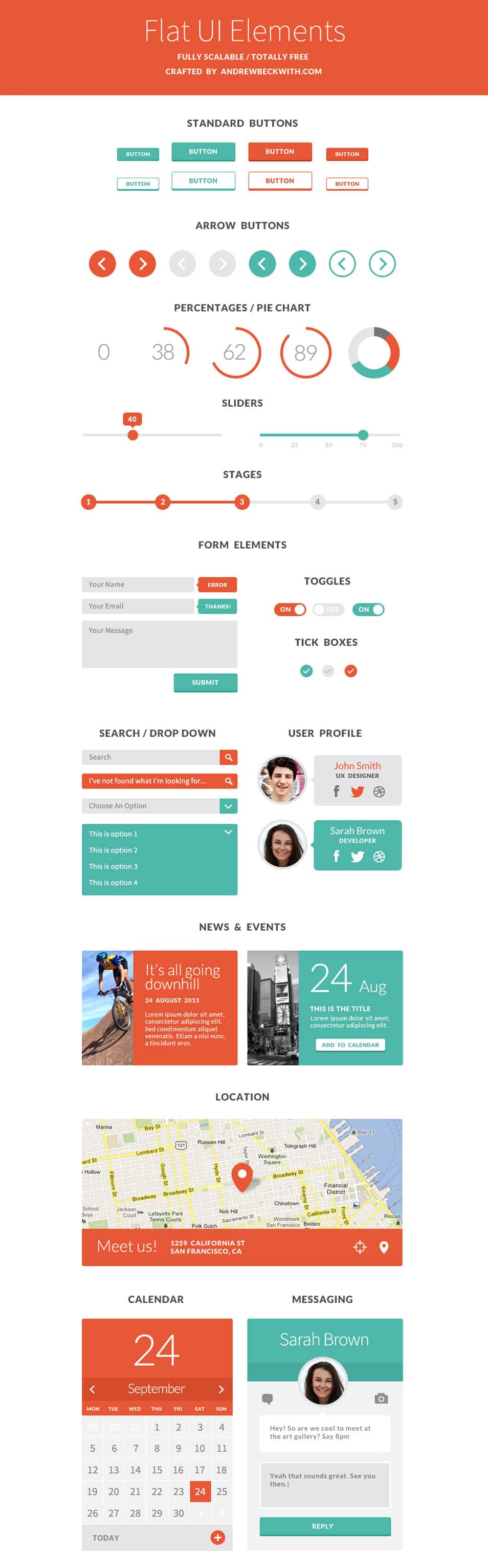 Flat UI Elements Flat UI Elements