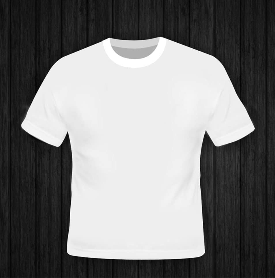 Free Blank T-Shirt Mockup Template PSD