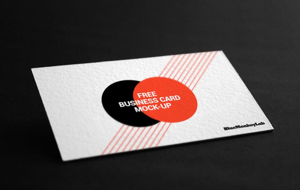 Free Business Card Mockup