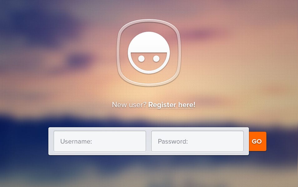 Free login PSD Free login PSD