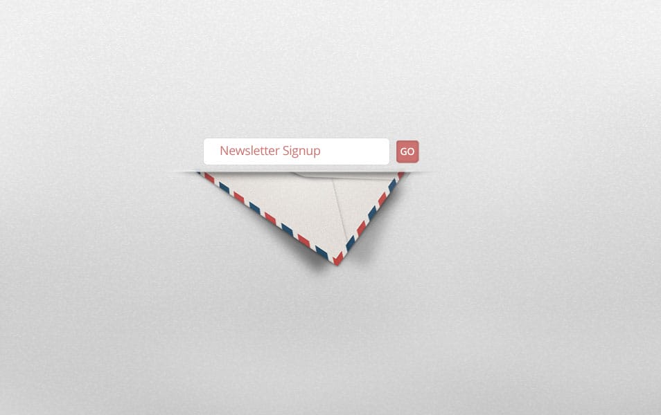 Free sign up newsletter PSD Free sign up newsletter PSD