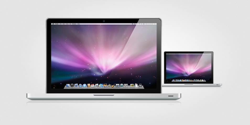 Fully Layered MacBook Pro (PSD)